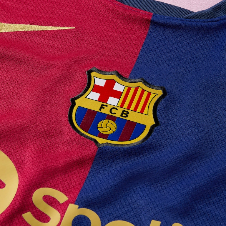 Camisa Barcelona I 24/25 - Torcedor Nike Masculina - Azul e vermelha