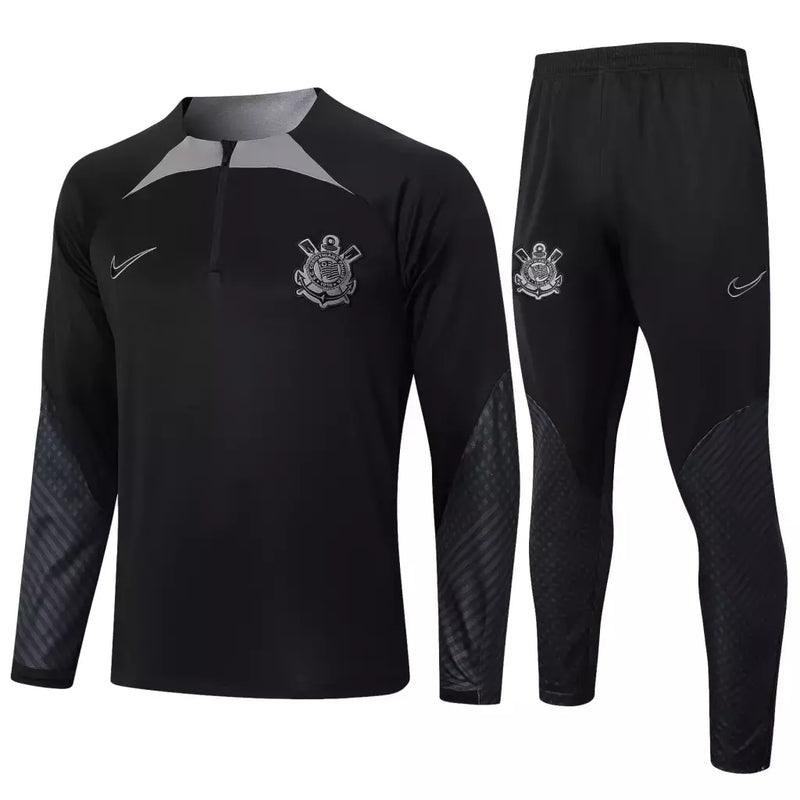Conjunto Treino Inverno Corinthians Preto - 24/25