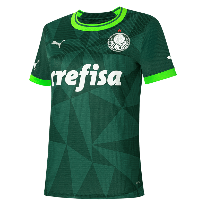 Camisa Palmeiras I 23/24 - Torcedor Puma Feminina - Verde
