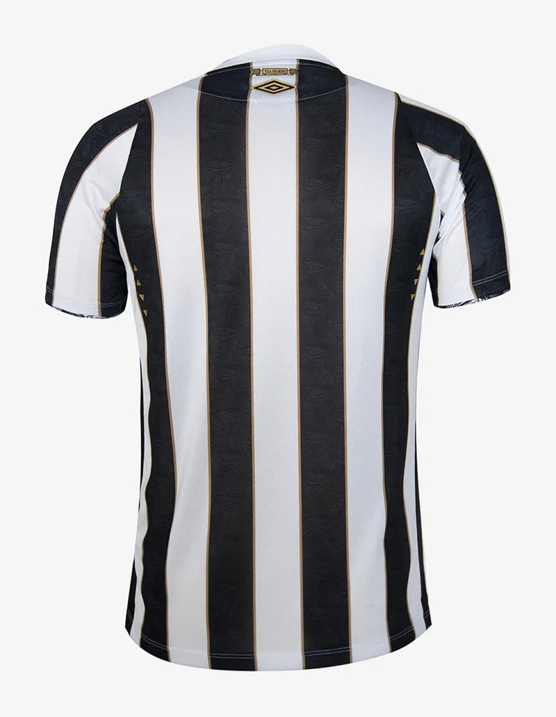 Camisa Santos II 24/25 - Torcedor Umbro Masculina - Branca e preta