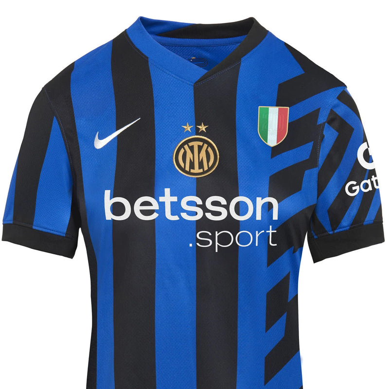 Camisa Inter de Milão I 24/25 - Torcedor Nike Feminina - Azul e preta