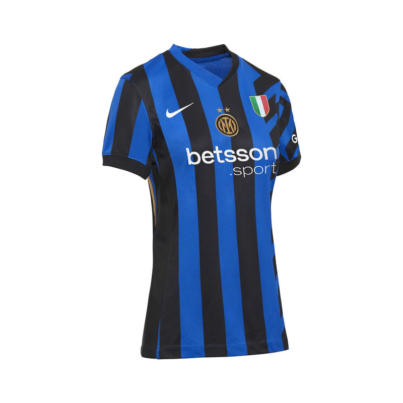 Camisa Inter de Milão I 24/25 - Torcedor Nike Feminina - Azul e preta