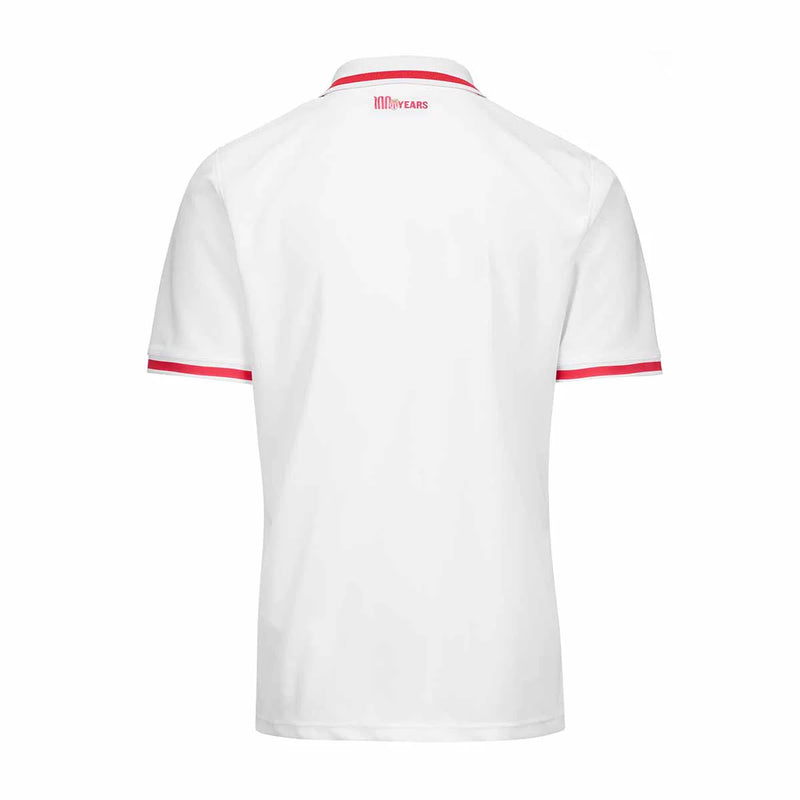Camisa Monaco I 2024/25 Torcedor Masculina - Branca e Vermelha