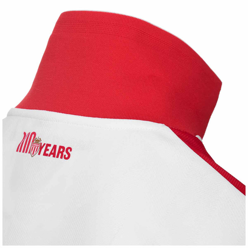 Camisa Monaco I 2024/25 Torcedor Masculina - Branca e Vermelha