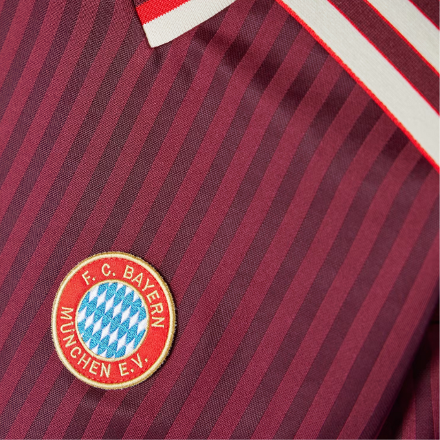 Camisa Bayern de Munique Edição especial Icon 25/26 - Torcedor Adidas Masculina - Vinho