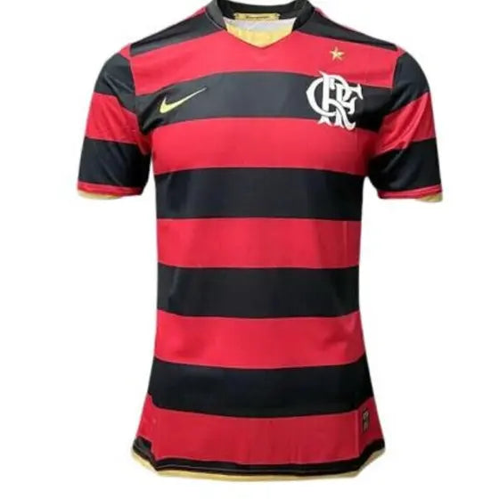 Camisa Flamengo Retrô 2009 Vermelha e Preta - Nike