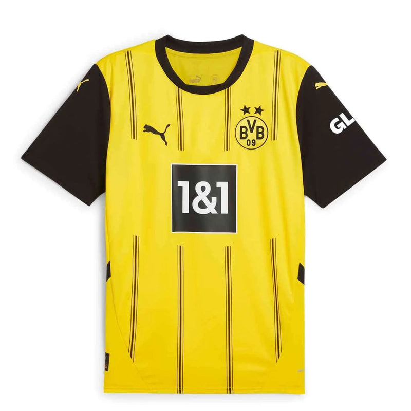 Camisa Borussia Dortmund I 24/25 - Torcedor Puma Masculina - Amarela e preta