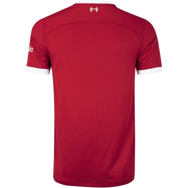 Camisa Liverpool I 23/24 - Torcedor Nike Masculina - Vermelha com detalhes em branco