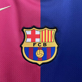 Camisa Barcelona I 24/25 - Torcedor Nike Masculina - Azul e vermelha
