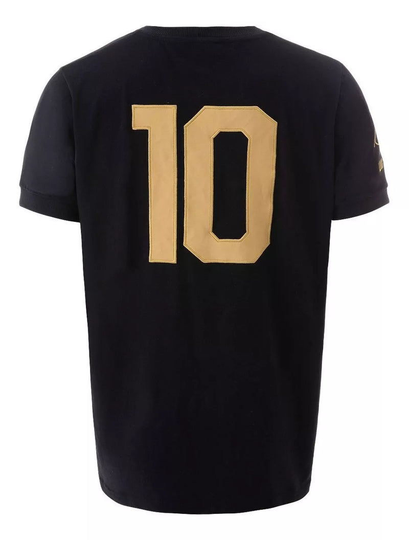 Camisa Santos Retrô Pelé Mil Gols Preta Oficial