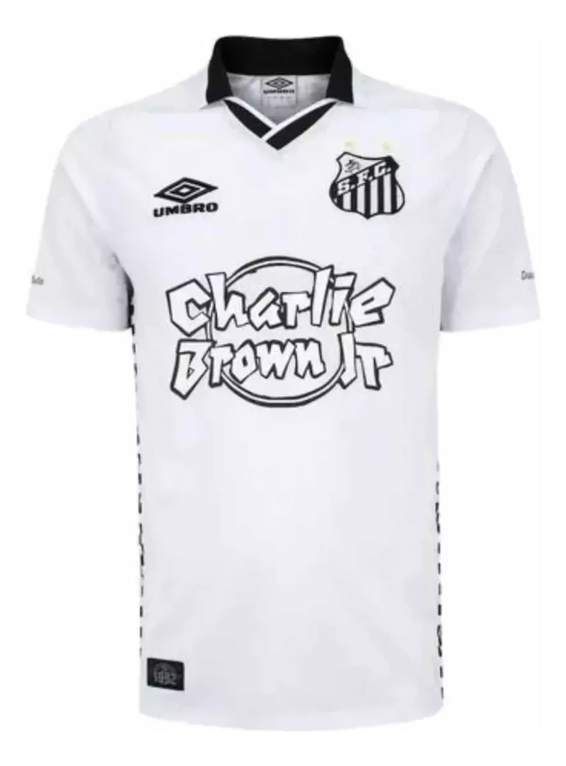 Camisa Santos Charlie Brown Jr - Torcedor Umbro Masculina - Branc