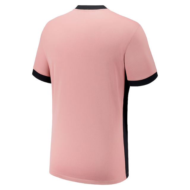 Camisa Paris Saint-Germain III 24/25 - Torcedor Jordan Masculina - Rosa com detalhes em azul