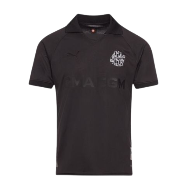 Camisa Marseille aniversário 125th 2024/25 Torcedor Masculina - Preta