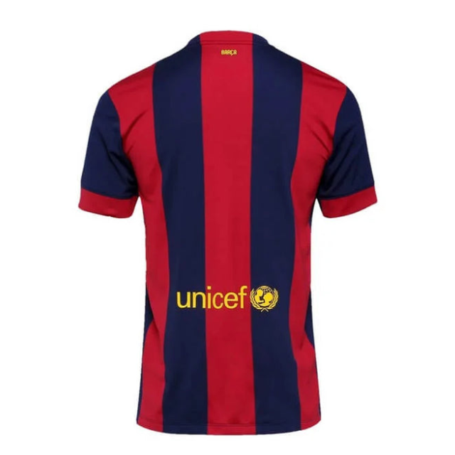 Camisa Barcelona Retrô 2014/2015 Azul e Grená - Nike