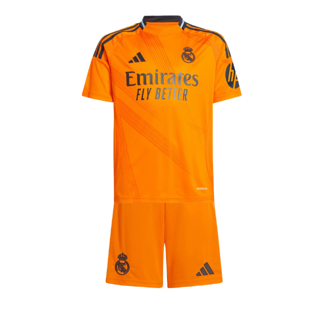 Kit Infantil Real Madrid II 24/25 - Adidas - Laranja