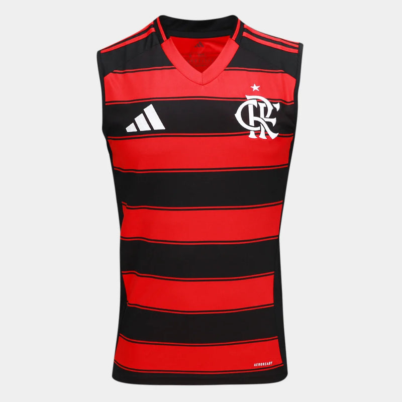 Regata Flamengo I 25/26 Adidas Masculina - Preto e vermelho