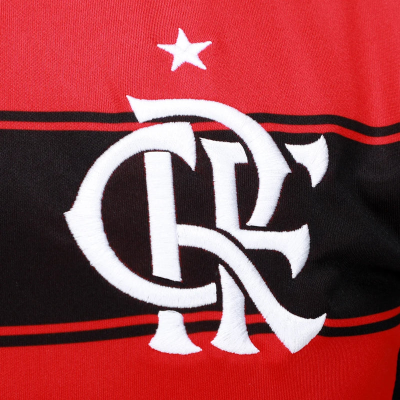 Regata Flamengo I 25/26 Adidas Masculina - Preto e vermelho