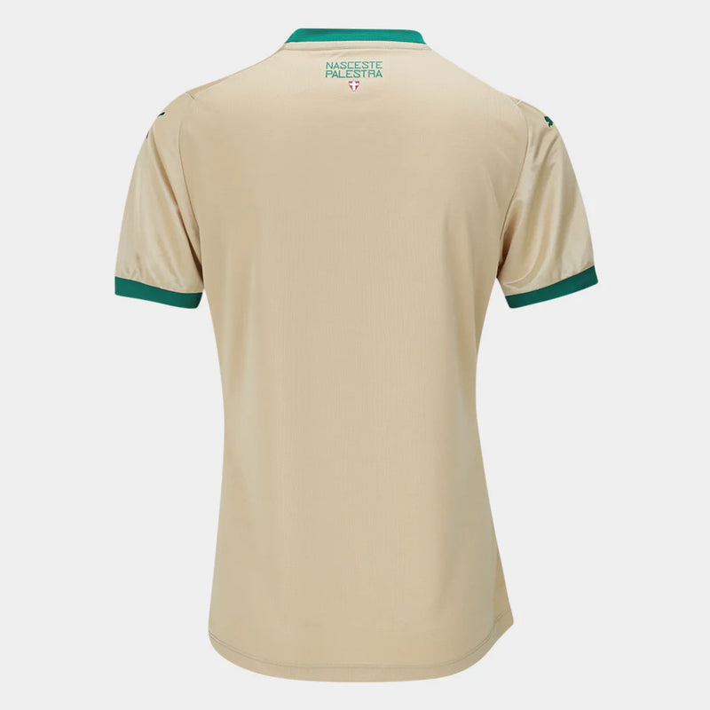 Camisa Palmeiras III 24/25 - Torcedor Puma Feminina - Dourada com detalhes em verde