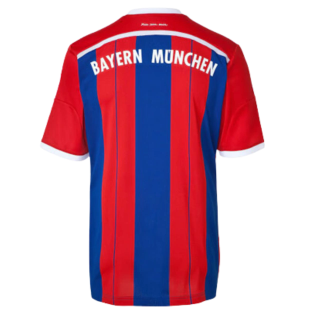 Camisa Retrô Bayern de Munique I 2014/2015 - Masculina Adidas - Azul e vermelha