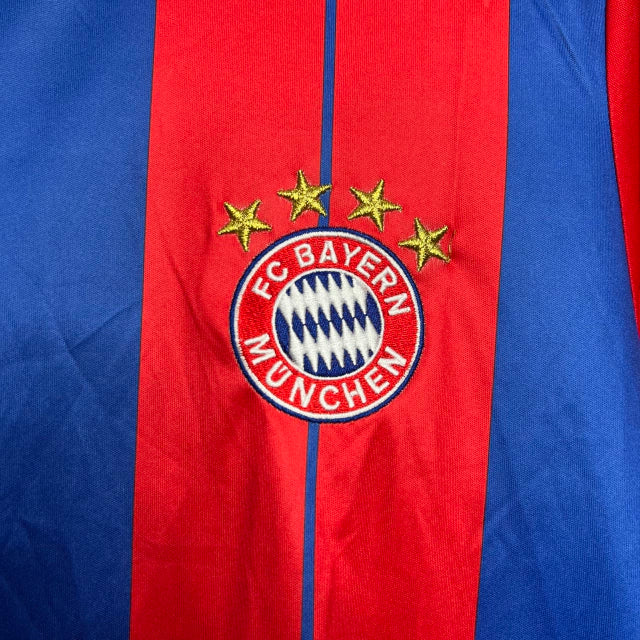 Camisa Retrô Bayern de Munique I 2014/2015 - Masculina Adidas - Azul e vermelha