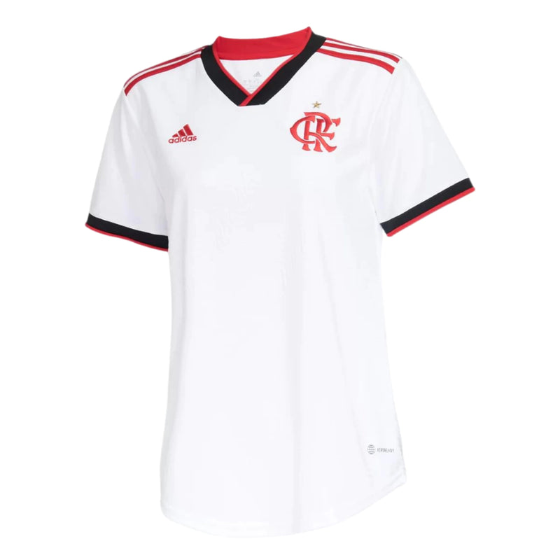 Camisa Flamengo II 22/23 Torcedor Adidas Feminina - Branca