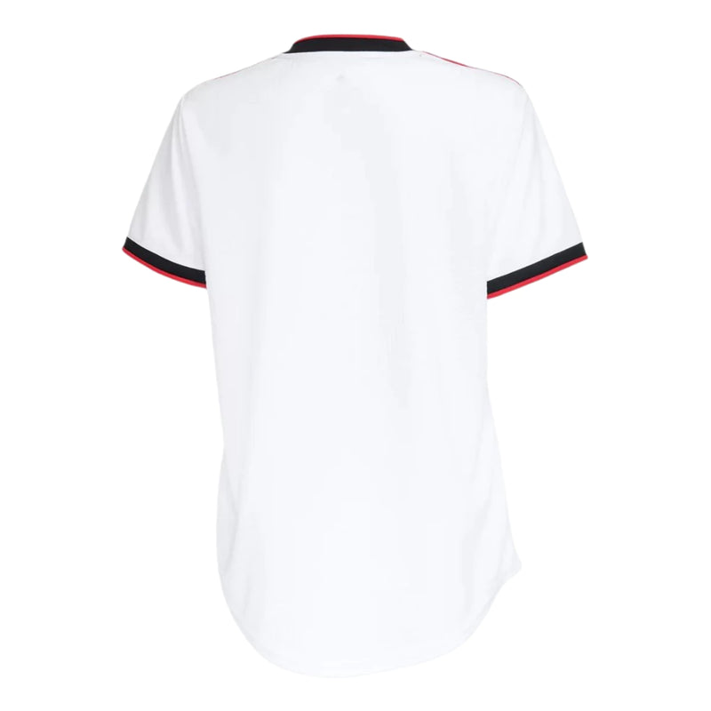 Camisa Flamengo II 22/23 Torcedor Adidas Feminina - Branca