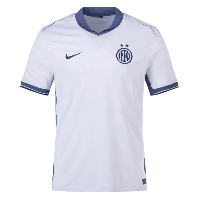 Camisa Inter de Milão II 24/25 - Torcedor Nike Masculina - Branca com detalhes em azul