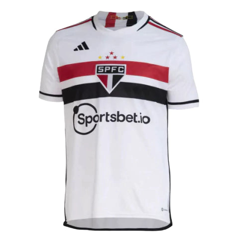 Camisa São Paulo I 23/24 - Torcedor Adidas Masculina - Com patrocínio