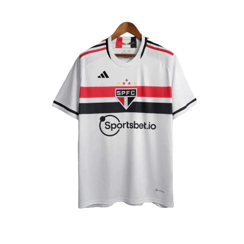 Camisa São Paulo I 23/24 - Torcedor Adidas Masculina - Com patrocínio
