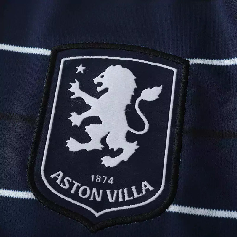 Camisa Aston Villa Terceira Third III 24/25 Torcedor Masculina - Azul