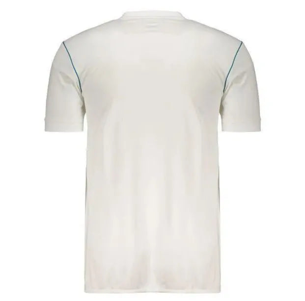 Camisa Retrô Real Madrid I 17/18 - Masculina Adidas - Branca com detalhes em azul