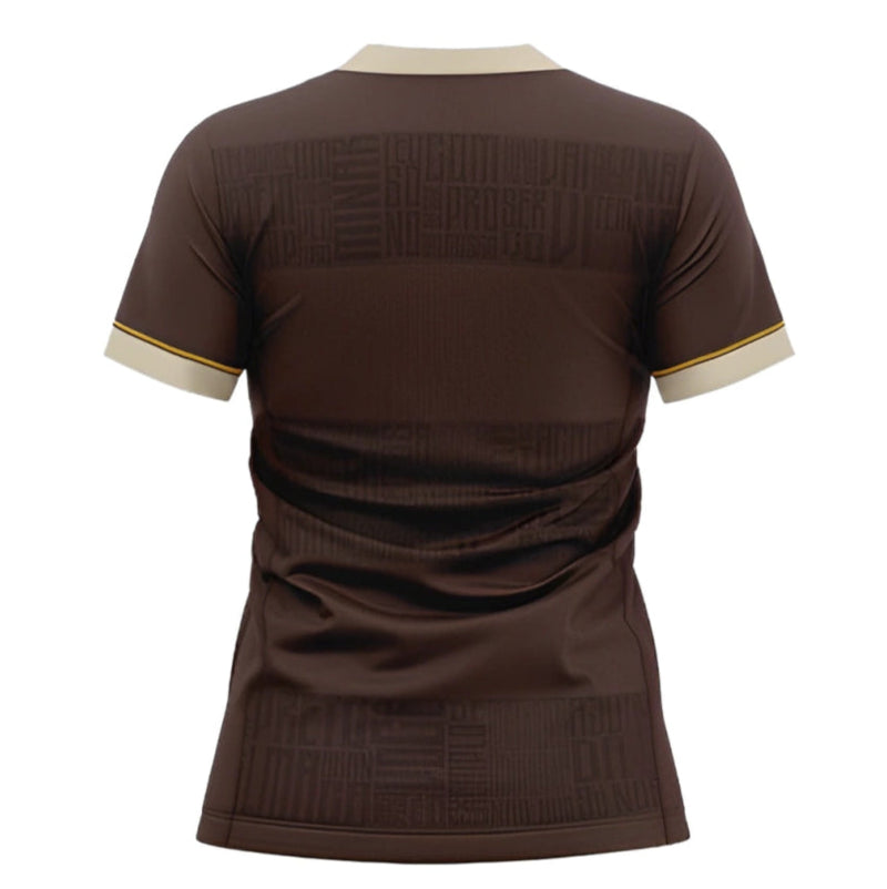Camisa Flamengo Consciência Negra 2024/25 Feminina - Marrom