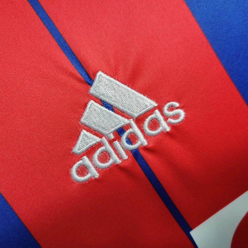 Camisa Retrô Bayern de Munique I 2014/2015 - Masculina Adidas - Azul e vermelha