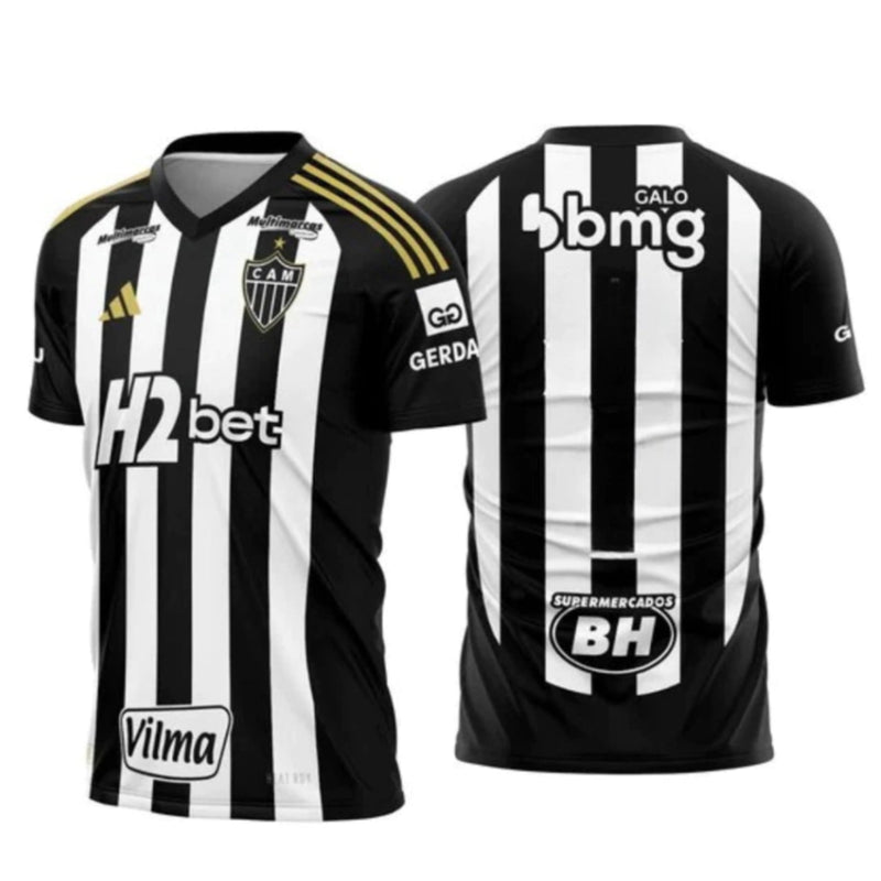 Camisa Atlético Mineiro I - 2025/26 Torcedor Com  Patrocínios