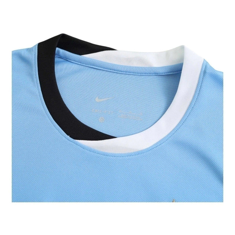 Camisa Seleção do Uruguai I 24/25 - Torcedor Nike Masculina - Azul com detalhes em branco e preto