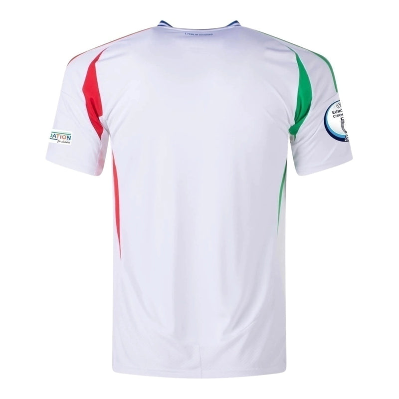 Camisa Seleção da Itália II 24/25 - Torcedor Adidas Masculina - Branca Com Patch Eurocopa