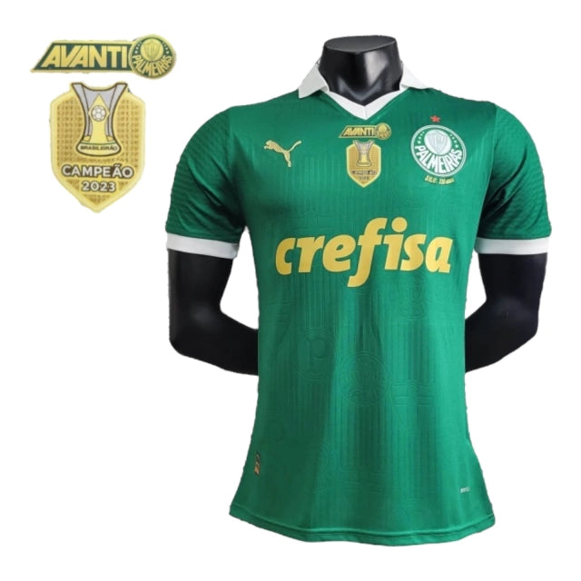 Camisa Palmeiras I 24/25 - Jogador Puma Masculina - Com patrocínio mais patch