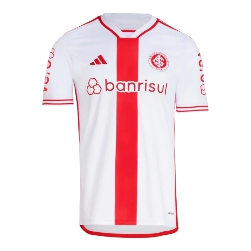 Camisa Internacional II 24/25 - Torcedor Adidas Masculina - Branca com detalhes em vermelho