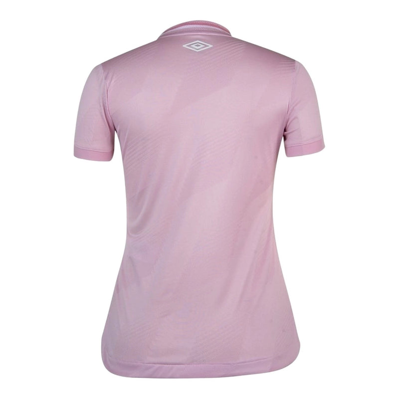 Camisa Santos Edição especial Outubro Rosa 24/25 - Torcedor Umbro Feminina - Rosa