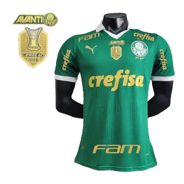 Camisa Palmeiras I 24/25 - Jogador Puma Masculina - Com patrocínio mais patch