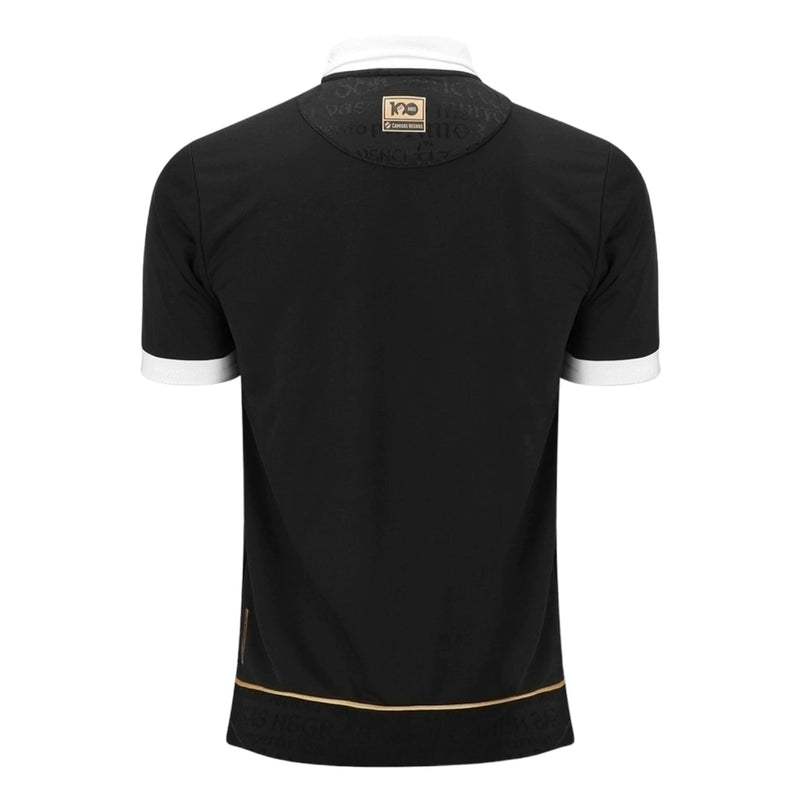 Camisa Vasco da Gama III 23/24 - Torcedor Kappa Masculina - Preta