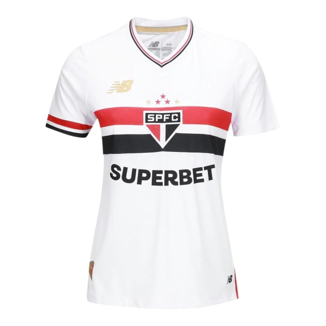 Camisa São Paulo I 25/26 - Torcedor New Balance Feminina