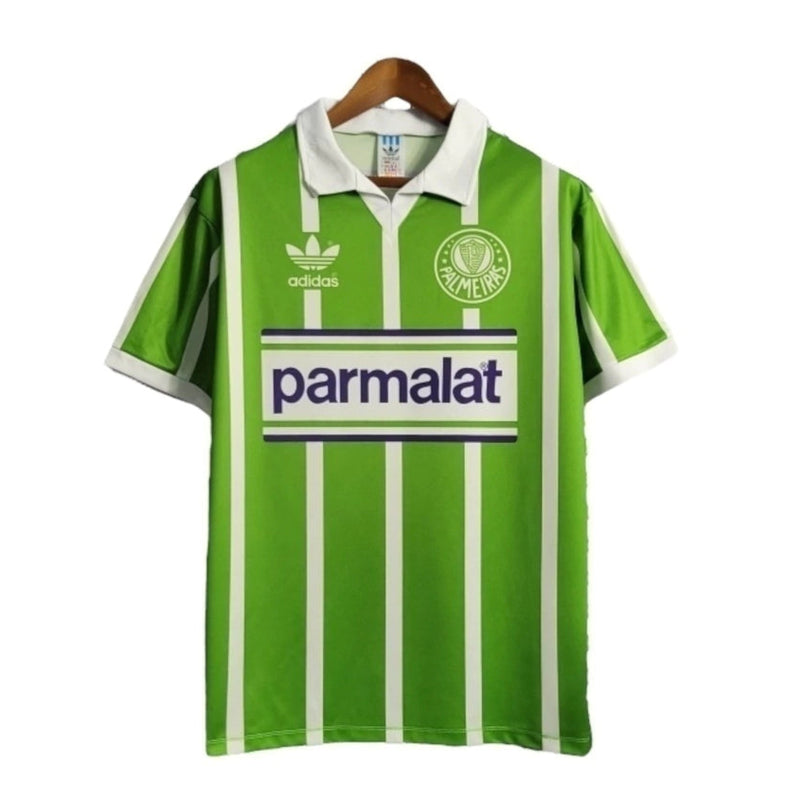 Camisa Retrô Palmeiras I 1992/1993 - Masculina Adidas - Verde com listras em branco