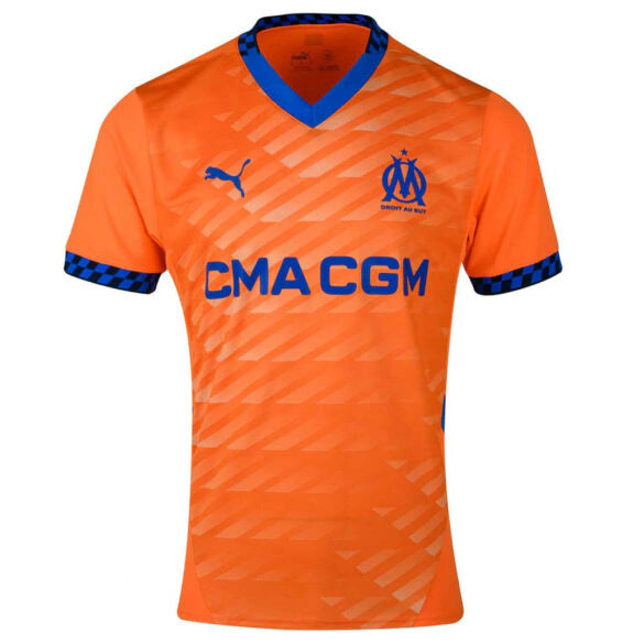 Camisa Olympique de Marseille III 2024/25 Torcedor Masculina - Laranja
