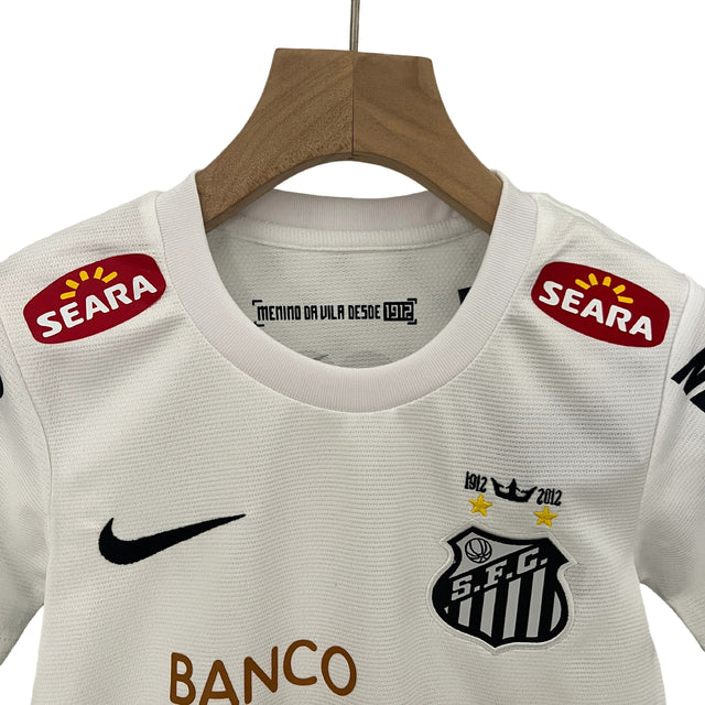 Kit Infantil Retrô Santos I 2011/12 - Torcedor (Neymar)